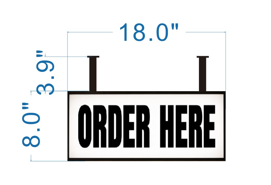 Two Custom Lightbox Signs For Emilee