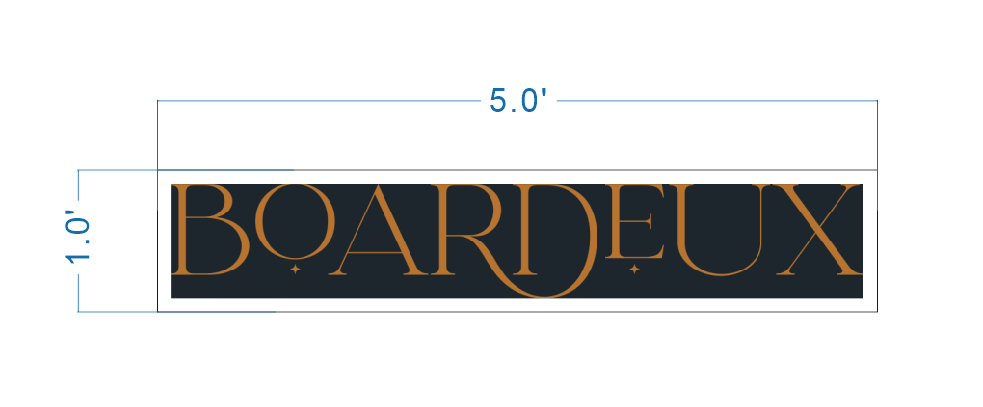Custom 3D Metal Backlit With Gold Metal Backboard Sign For Rachel McDougall