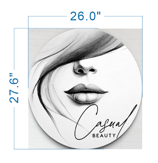 Custom UV Printed Metal Plate Sign For Consuelo Carmona Pastrana