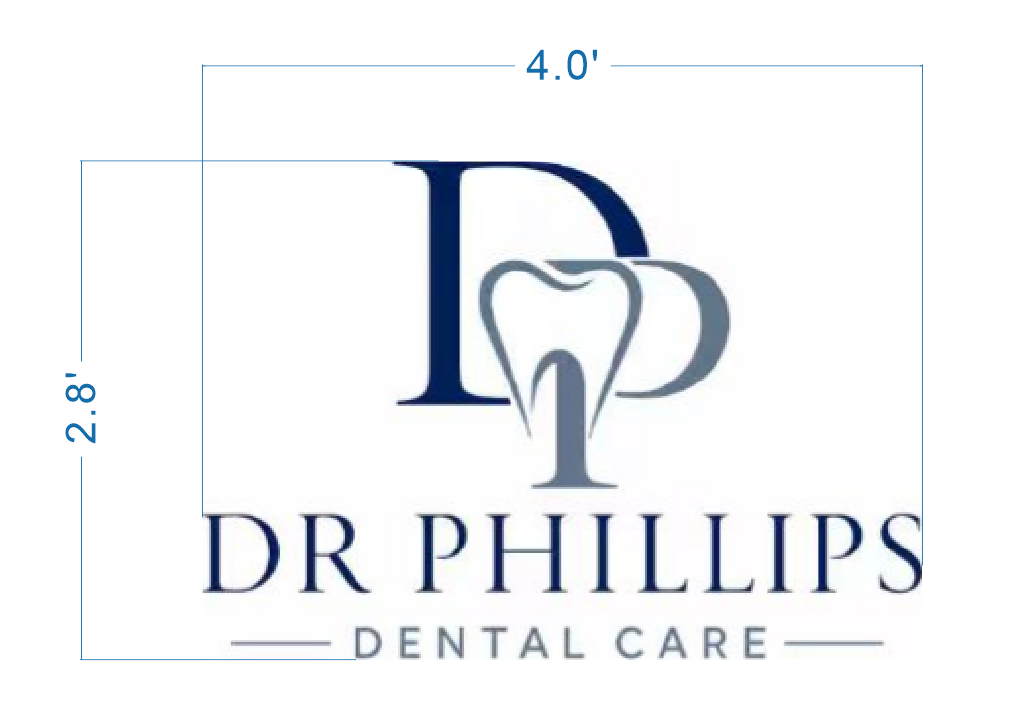 Custom 3D Non Lit Sign For Dr Phillips’s