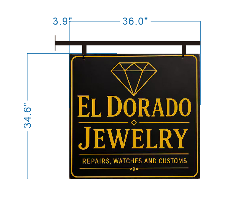 Two Custom Light Box Sign For Jesus Hernandez - 50% Payment