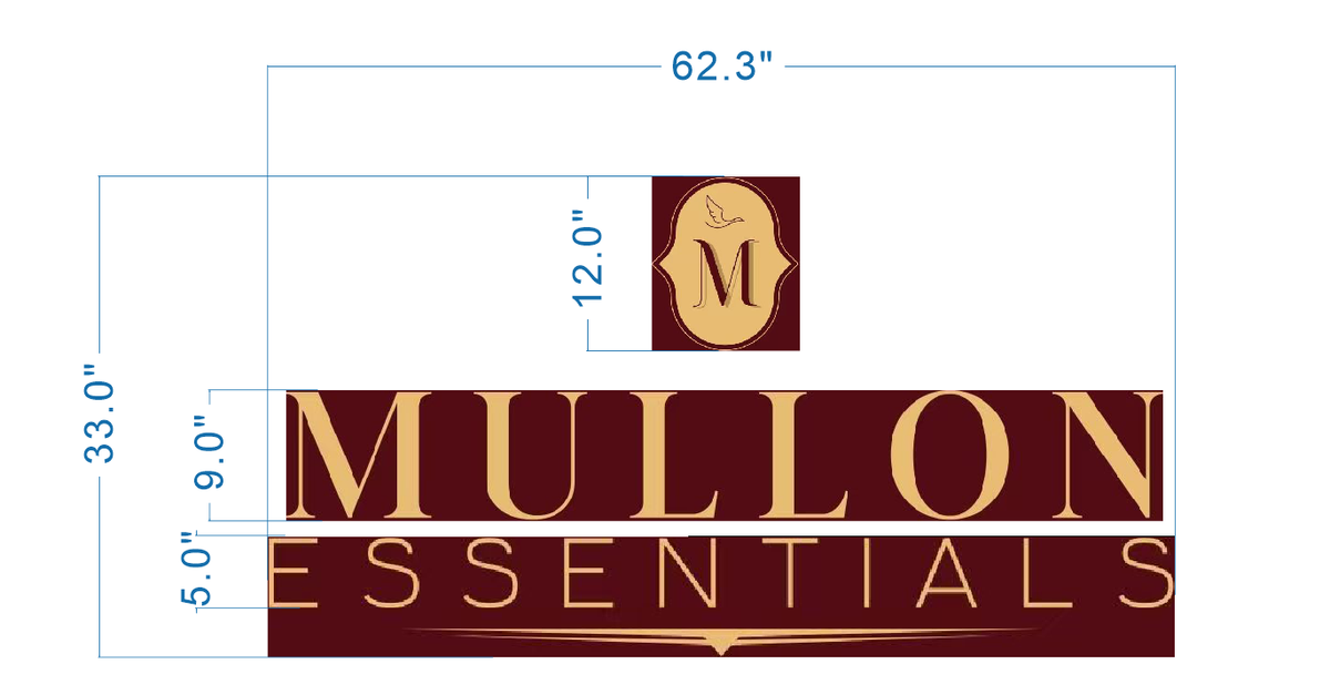 Custom 3D Metal Backlit Sign For Marlon Mullon