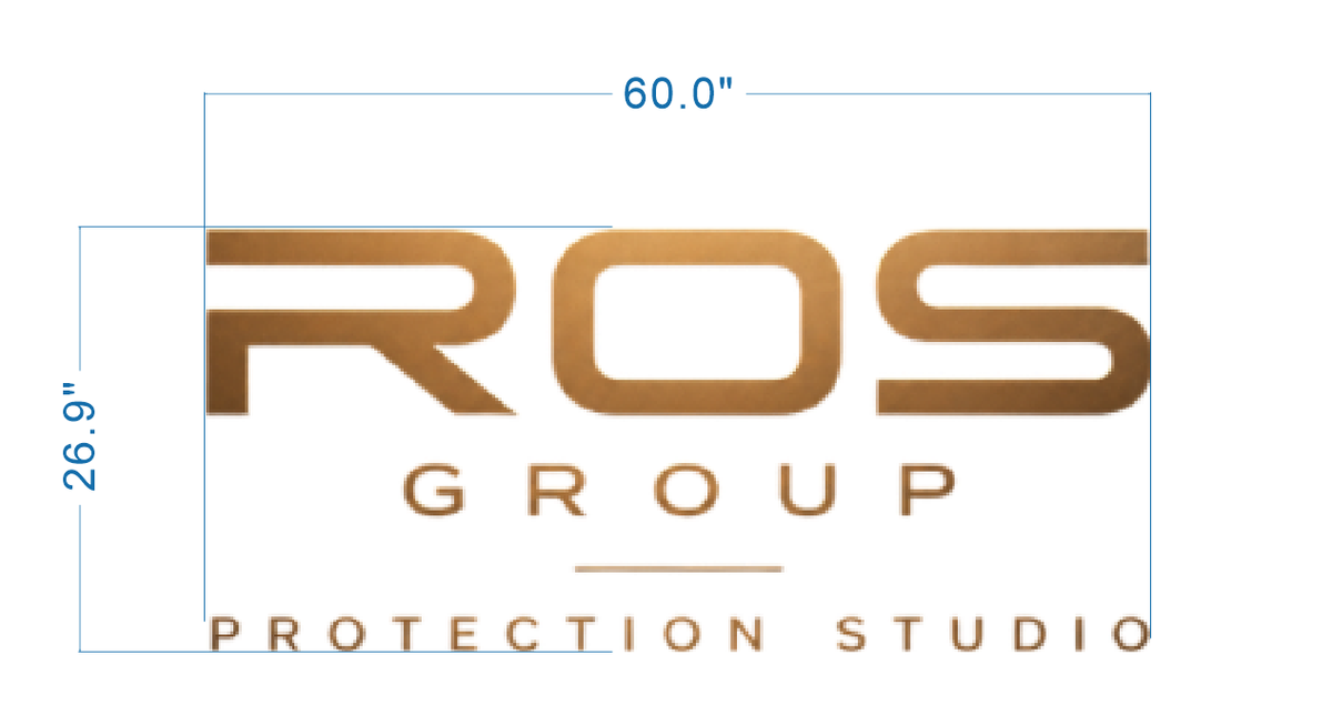 Custom Gold Metal Backlit Sign For Roberto - Volt Signs