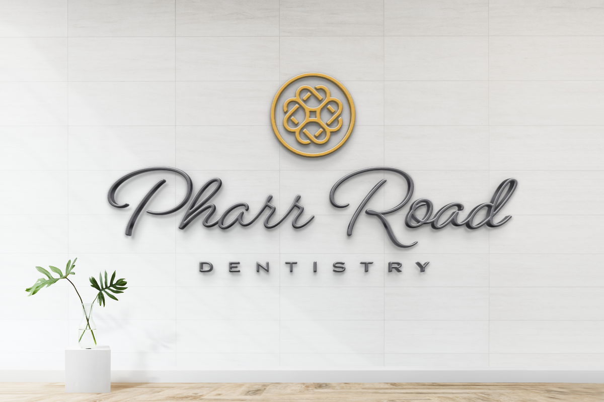 Professional signage mockup for pharrroad 2, featuring high-quality branding and custom design elements for business.