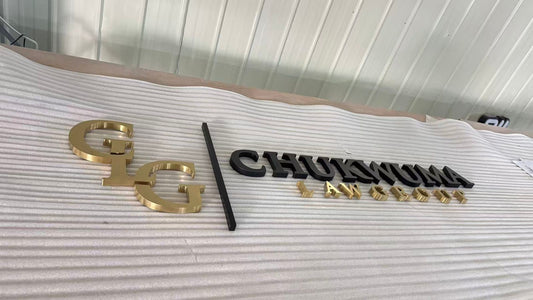 Chukwuma Law, main view for custom commercial branding, main view by Volt Signs