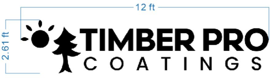 Custom Outdoor Metal Backlit Sign With Installation For Timber Pro Coatings - Matthew