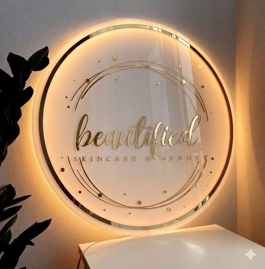 Custom Acrylic Backlit Sign For Avigail