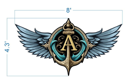 Two Custom Outdoor Signs For Aquamarin - Half Payment