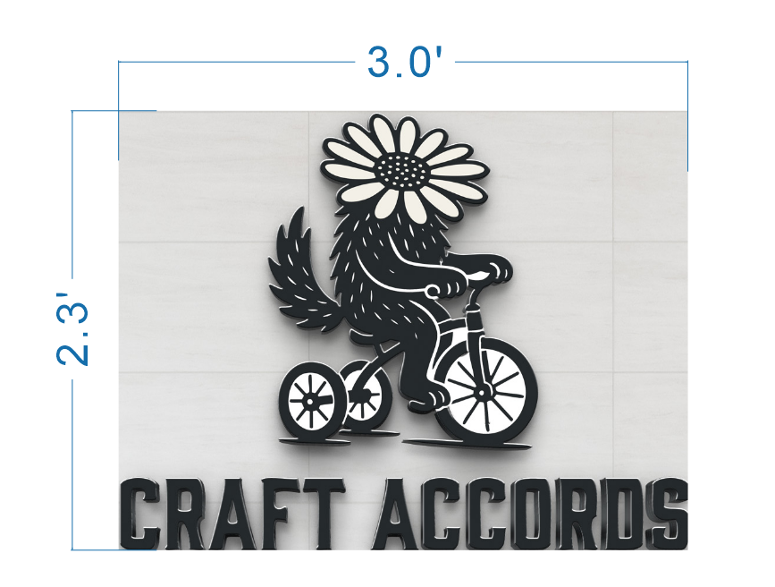 Custom Acrylic Sign For Stefan