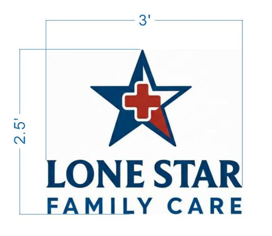 Custom Backlit Sign For Lone Star Family Care