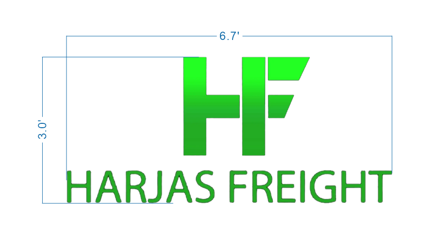 Two Custom Metal Signs For Gursharan
