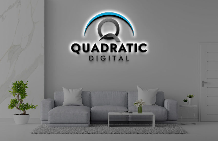 Custom Acrylic Backlit Sign For Andrew