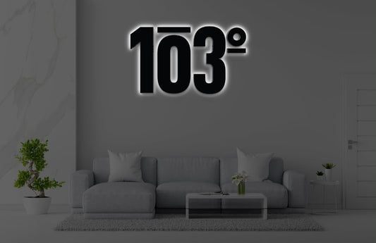 Custom Acrylic Backlit Sign For Julie