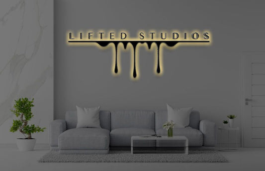 Custom Acrylic Backlit Sign For Leah - Half Payment