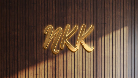 Custom Gold Metal Backlit Sign For NKK