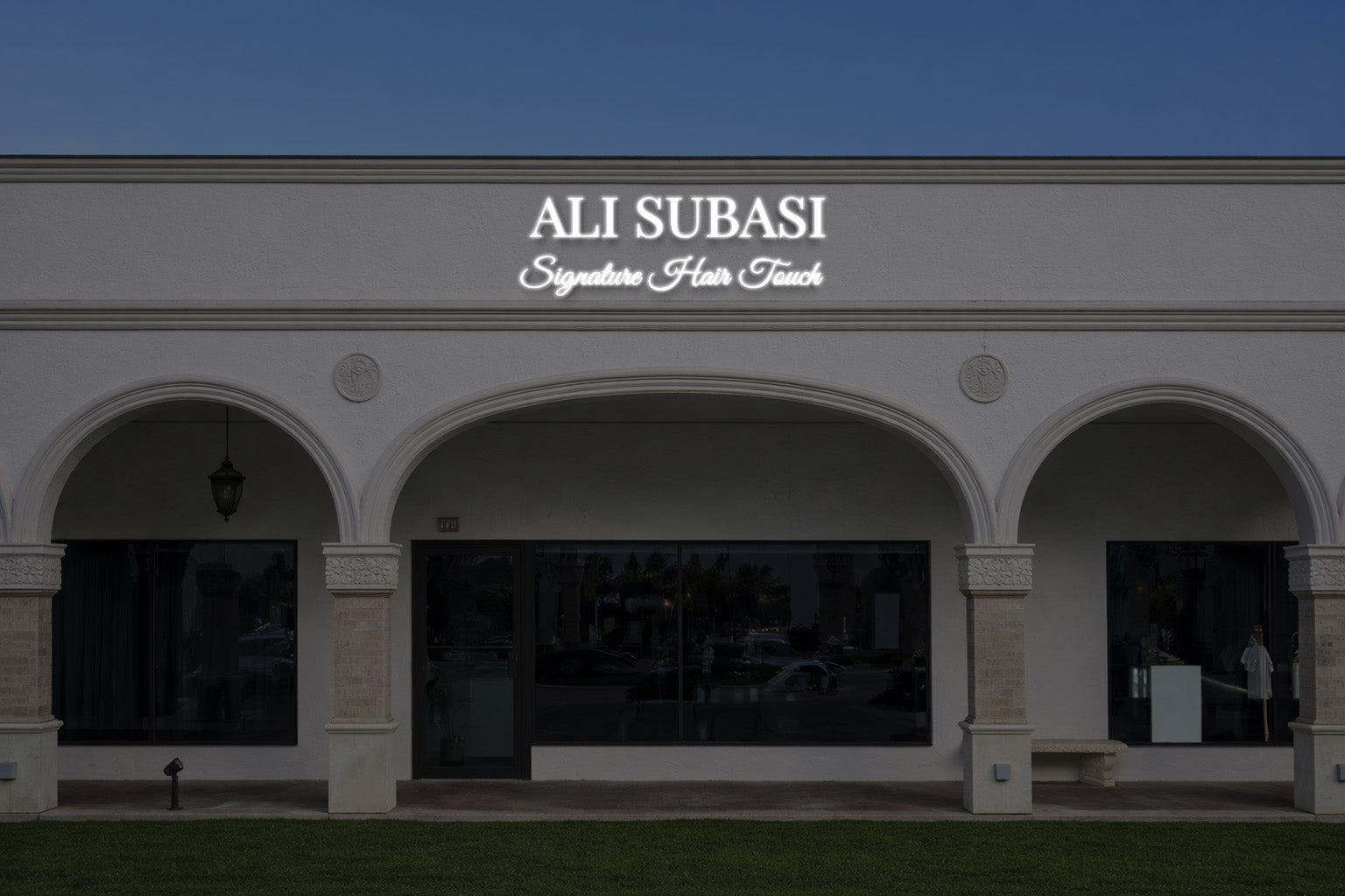 Custom Metal Fornt Lit Sign For Ali - 50% Payment