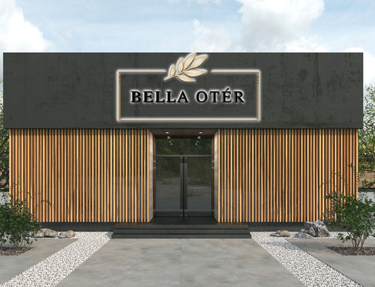 Custom Outdoor Metal Backlit Sign For Alexander