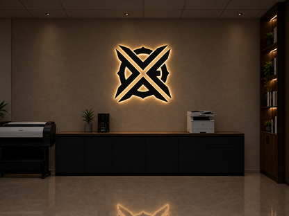 Custom 3D RGB Backlit Sign For Gillis Bratsch