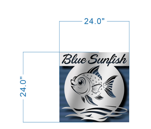 Custom Metal Sign For Janet - 50% Payment
