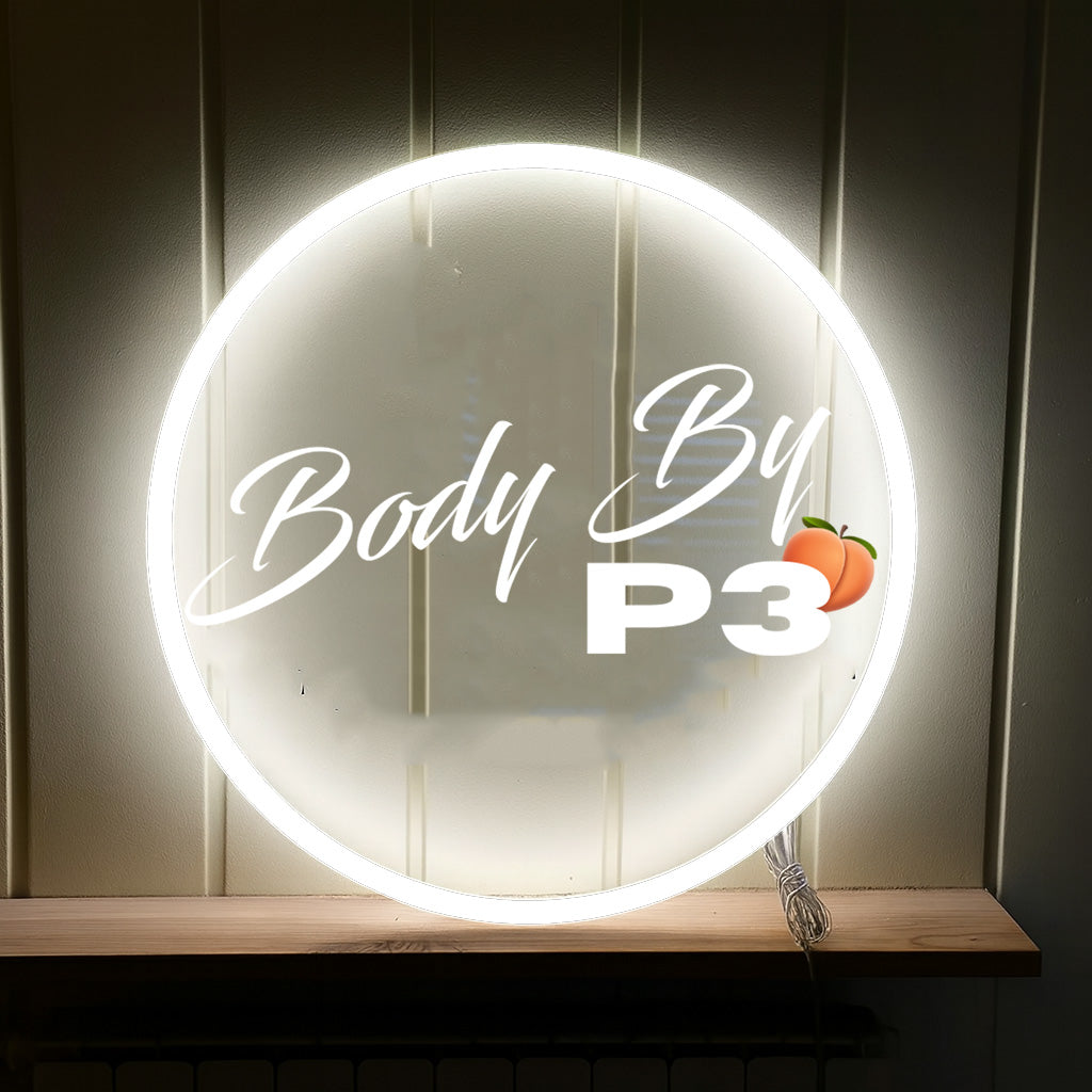Custom Acrylic Backlit Sign For Shirley