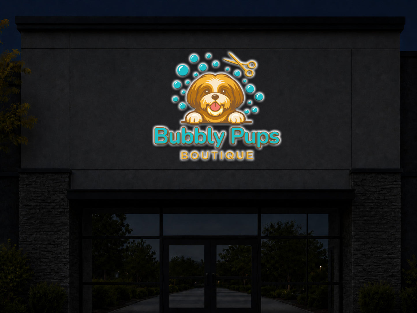 Custom 3D Metal Backlit Sign For Kiana Williams