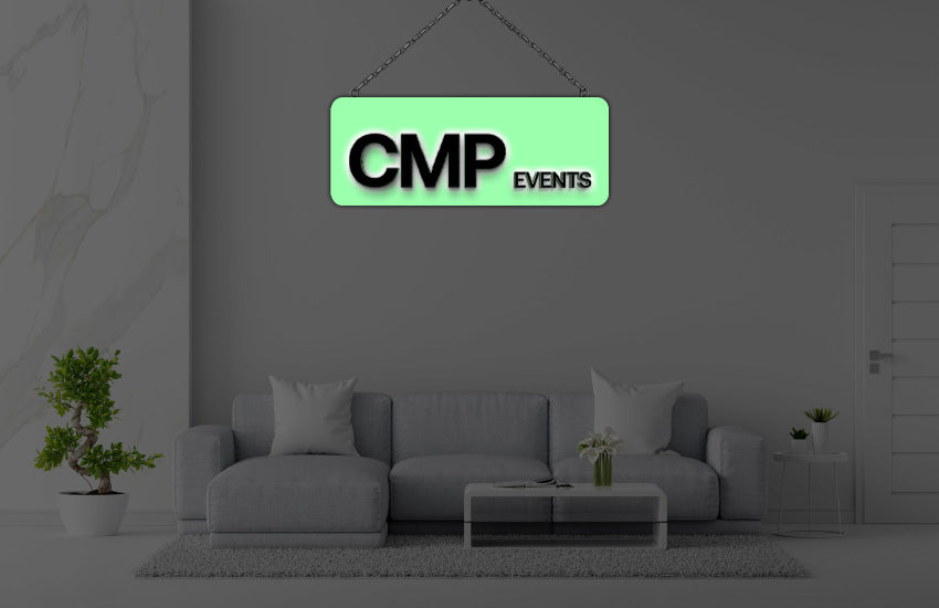 Custom Acrylic Backlit Sign For Virginia