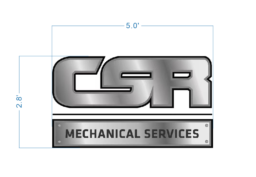 Custom 3D Metal Backlit Sign For Chris Lewis