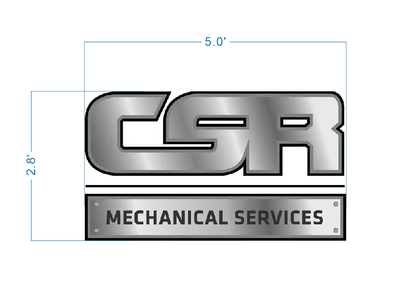 Custom 3D Metal Backlit Sign For Chris Lewis