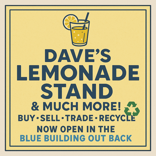 Custom Blade Sign - Dave's Lemonade Stand