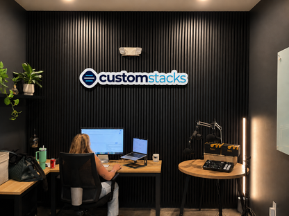 Custom 3D Metal Nonlit Sign For Chris Daden