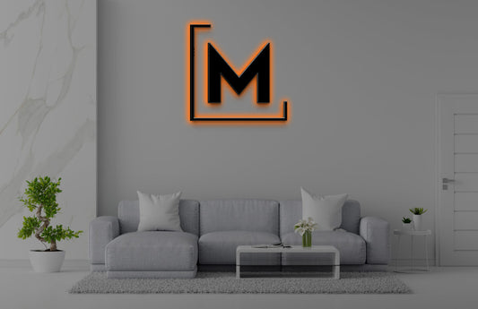 Custom Acrylic Backlit Sign For Dan