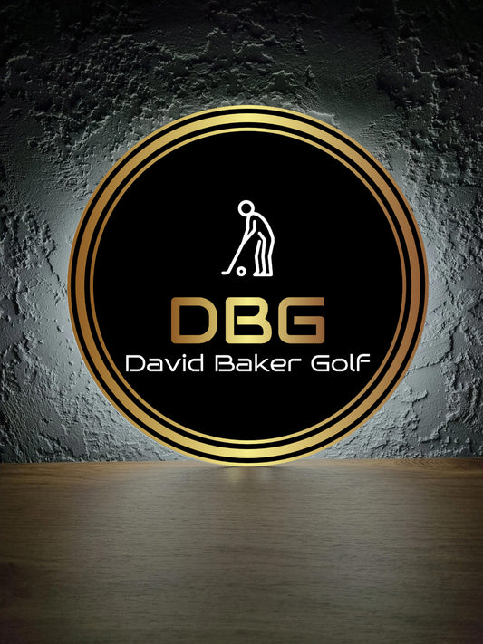 Custom Acrylic Backlit Sign for David