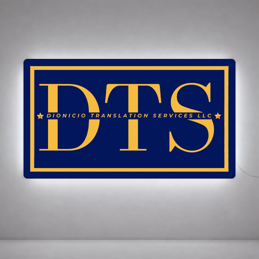 Two Custom UV Printed Acrylic Backlit & Nonlit Signs For Carmen Dionicio - Volt Signs