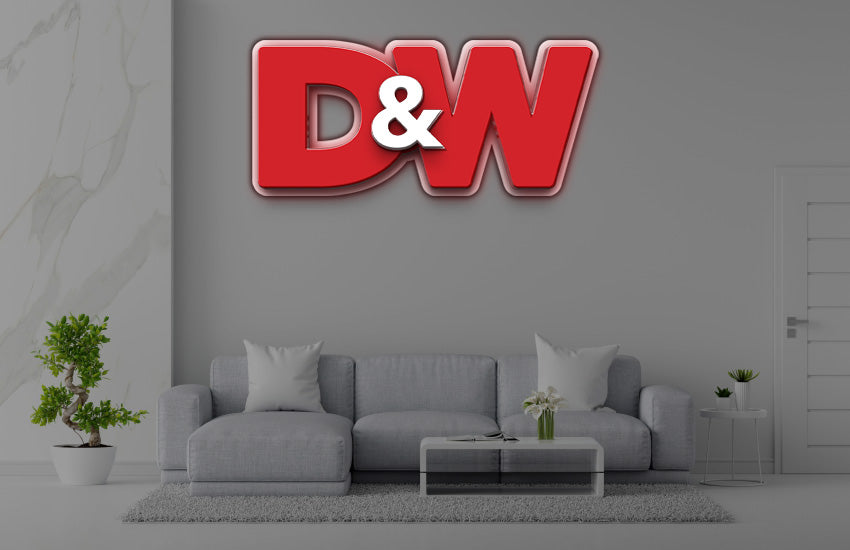Custom Backlit Sign for Anthony G Hill