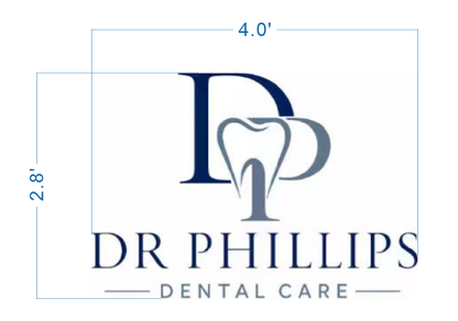 Custom 3D Non Lit Sign For Dr Phillips’s