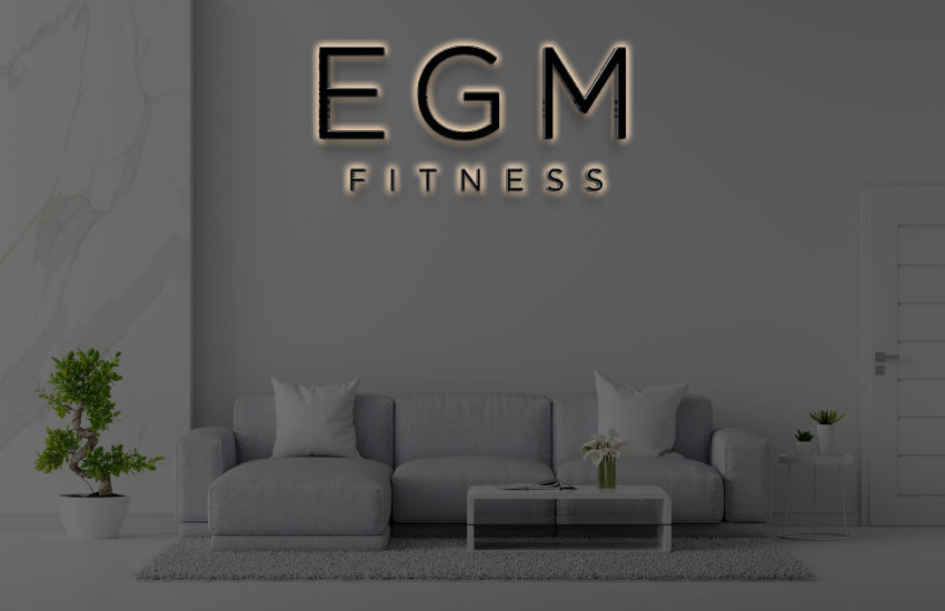 Custom Acrylic Backlit Sign For Erica