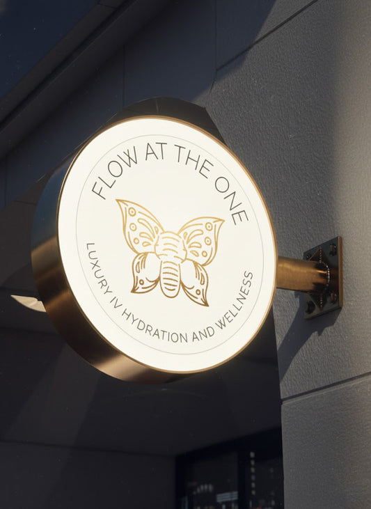 Custom Double Sided Light Box Sign For Nicole