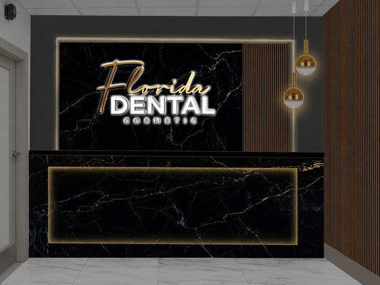 Custom Metal Backlit Sign For Leonardo