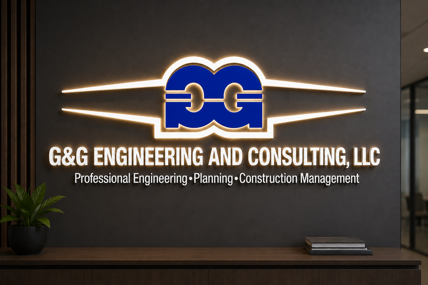Custom Acrylic Backlit Sign For David Gregory