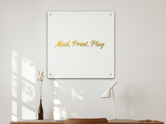 Custom Acrylic Sign For Damian