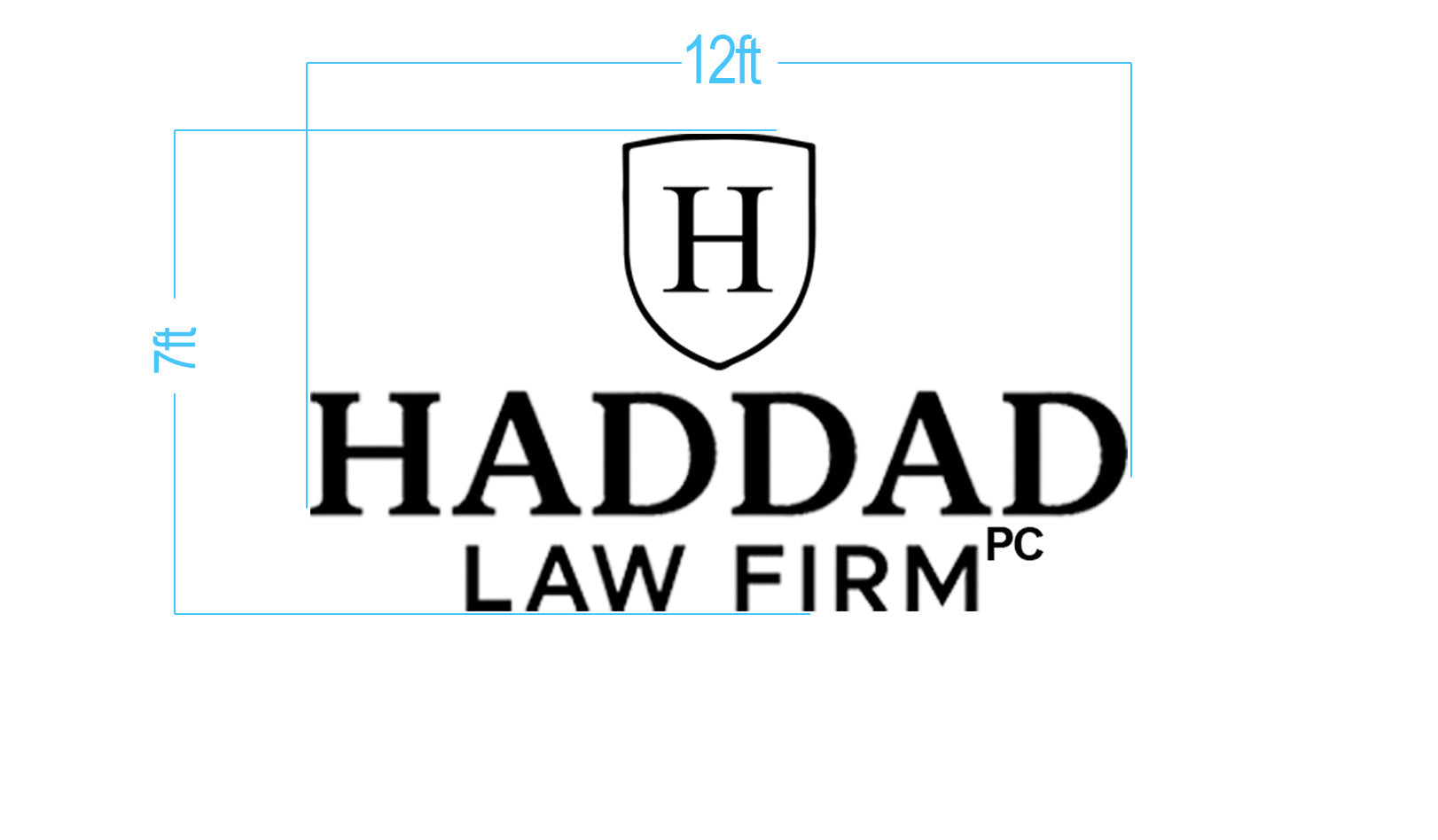 Custom Outdoor Metal Backlit Sign For Ray - Half Payment