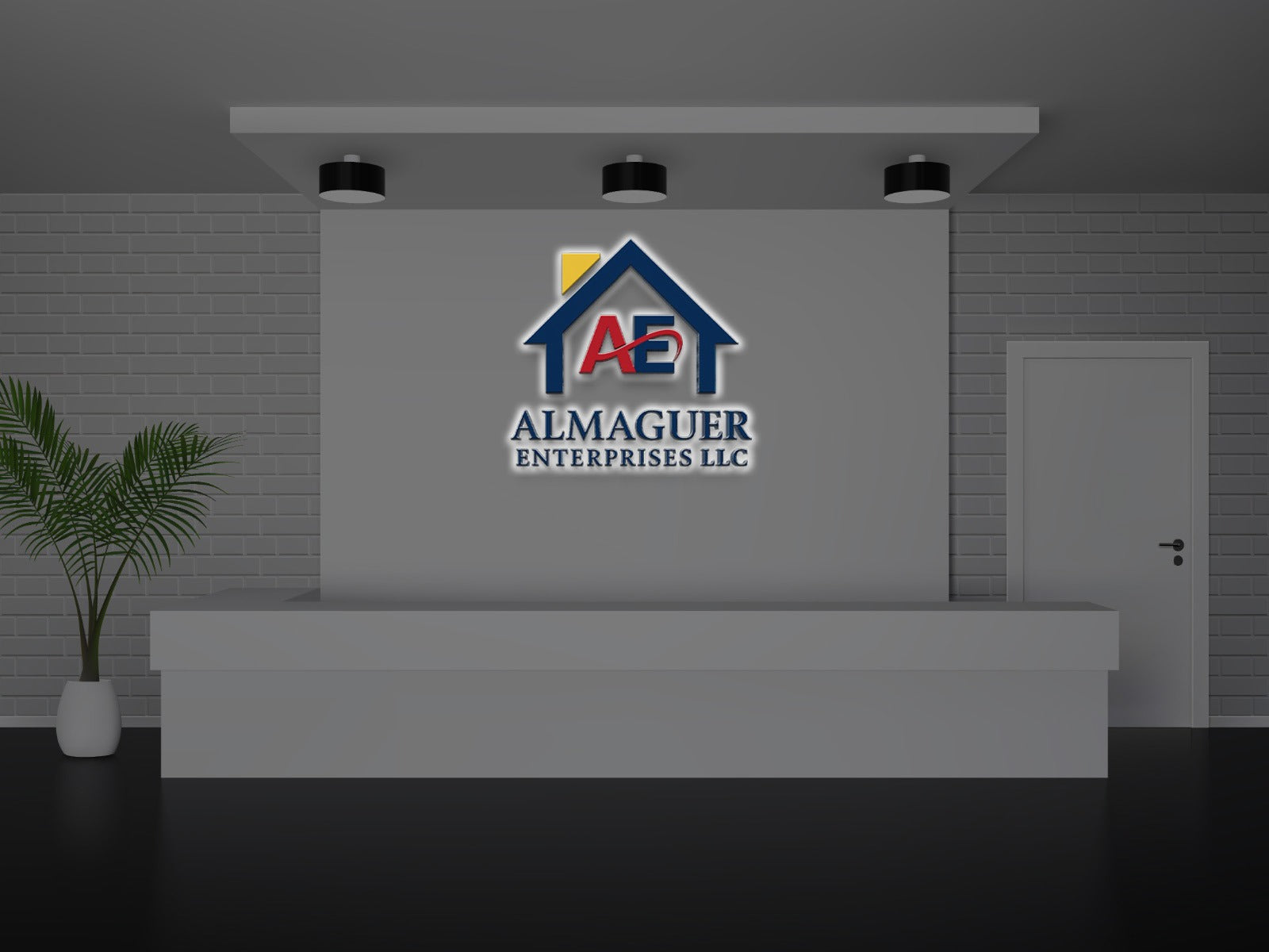 Two Custom Signs For Hermes Almaguer -Almaguer Enterprises LLC