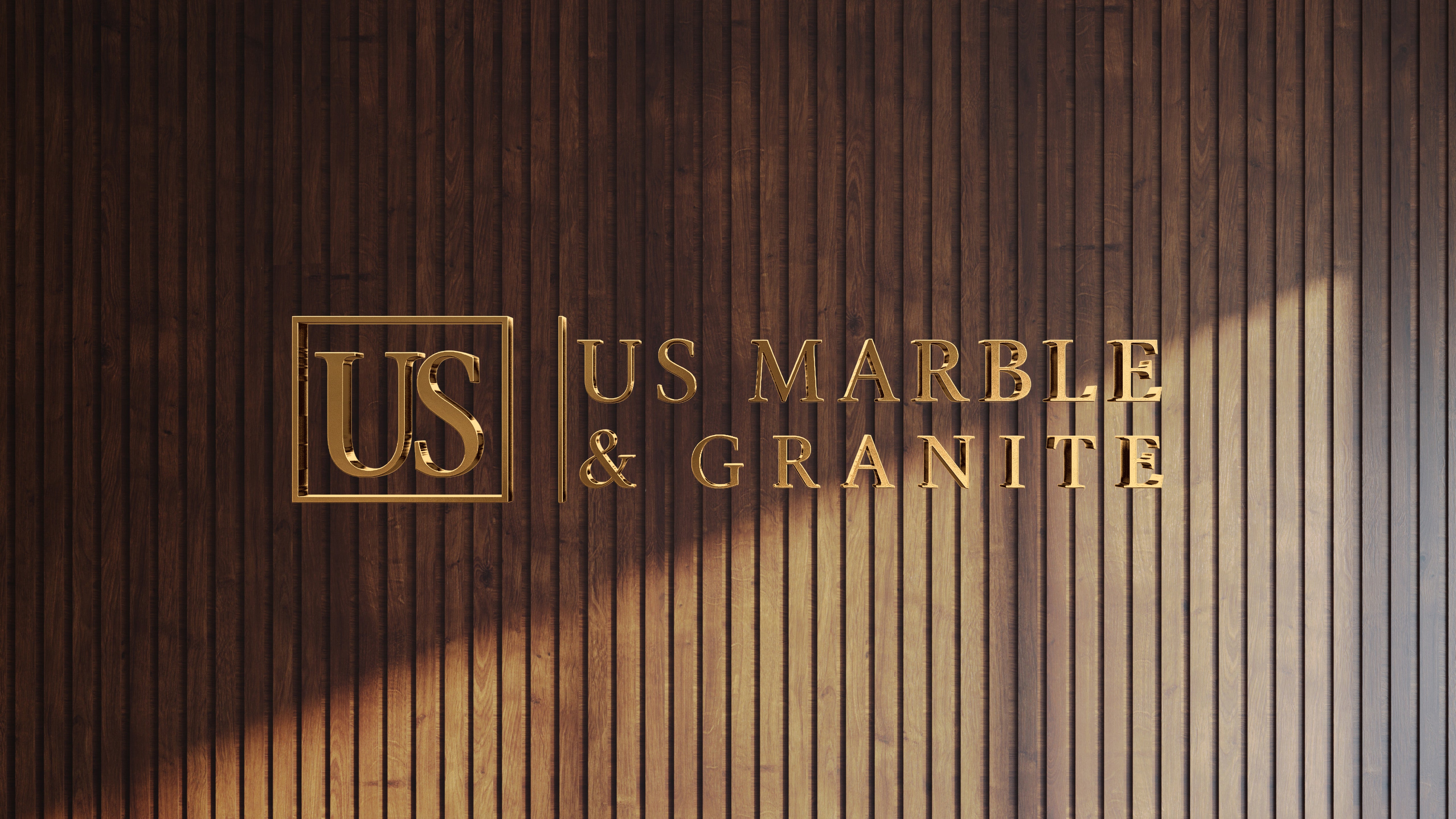 Custom Brushed Gold Metal Sign For Lynn