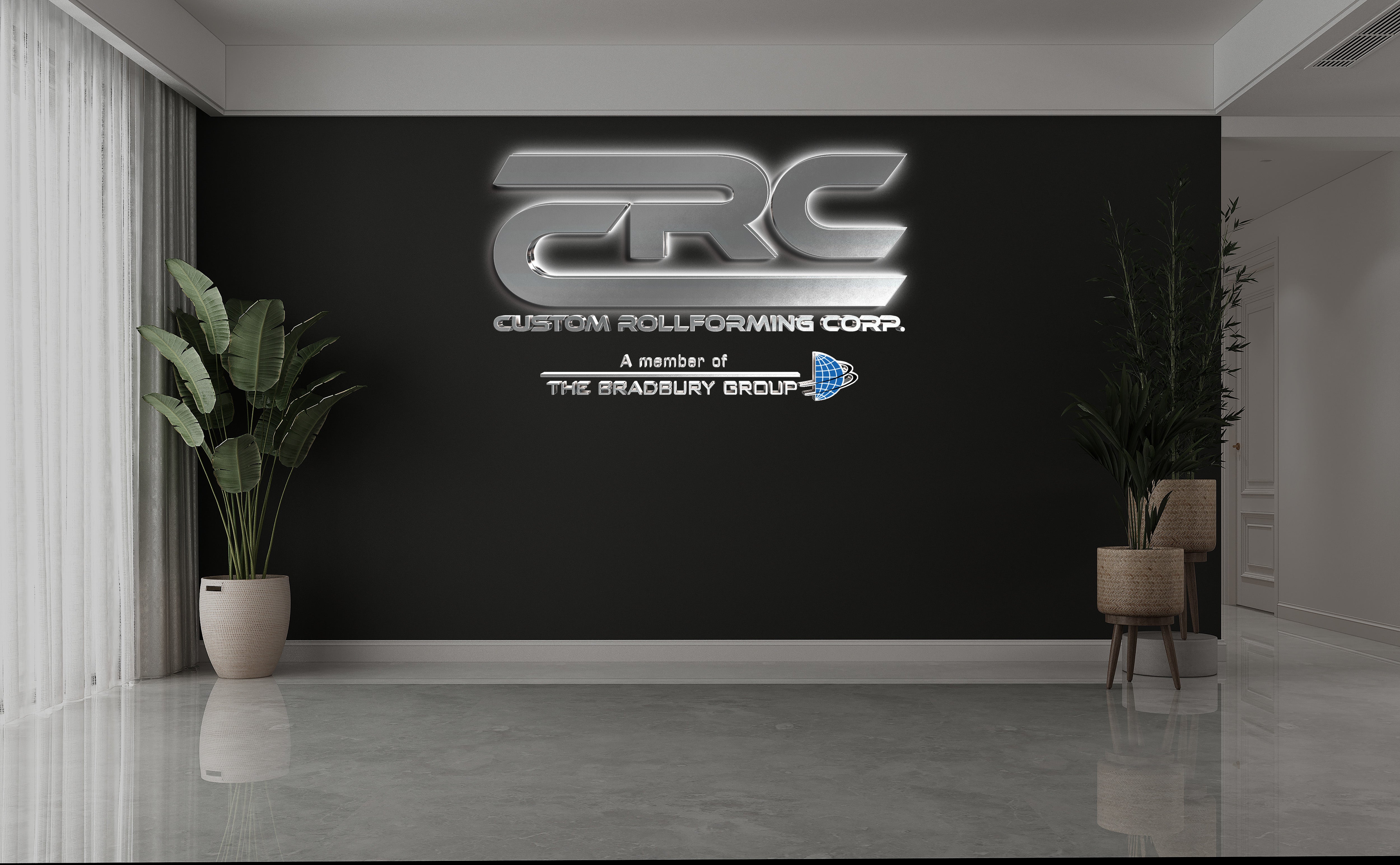 Custom Metal Backlit Sign For Bryan Smith
