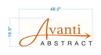 Avanti ABSTRACT custom business sign, gallery view 4 for custom commercial branding