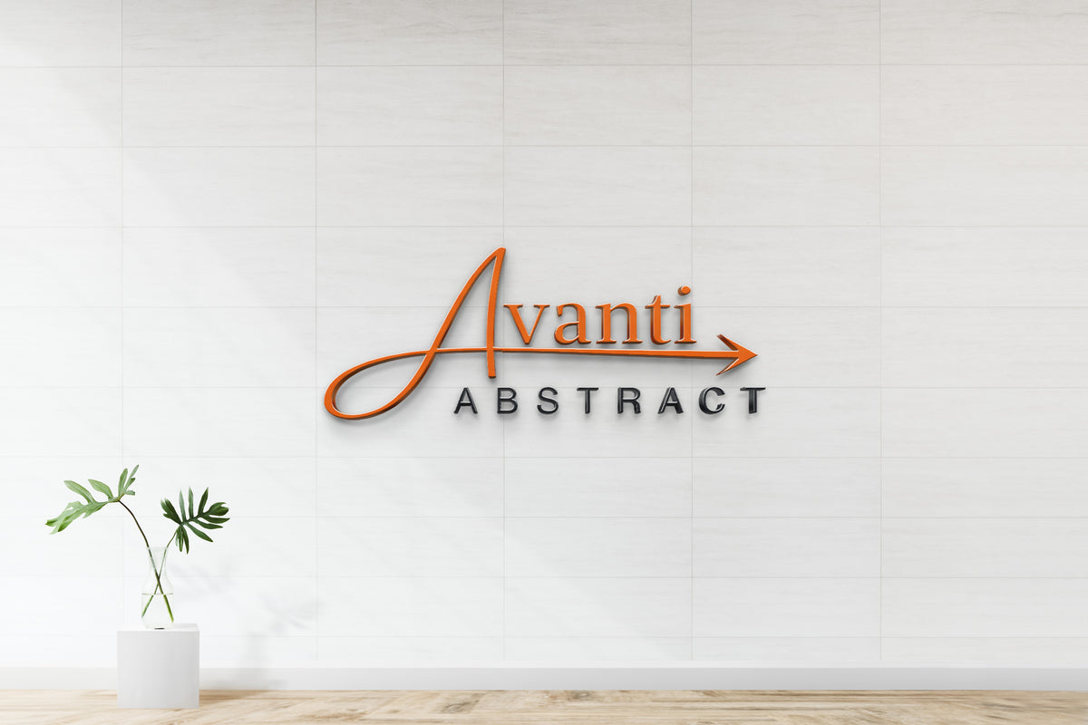 Avanti ABSTRACT custom business sign, main view for custom commercial branding, main view by Volt Signs