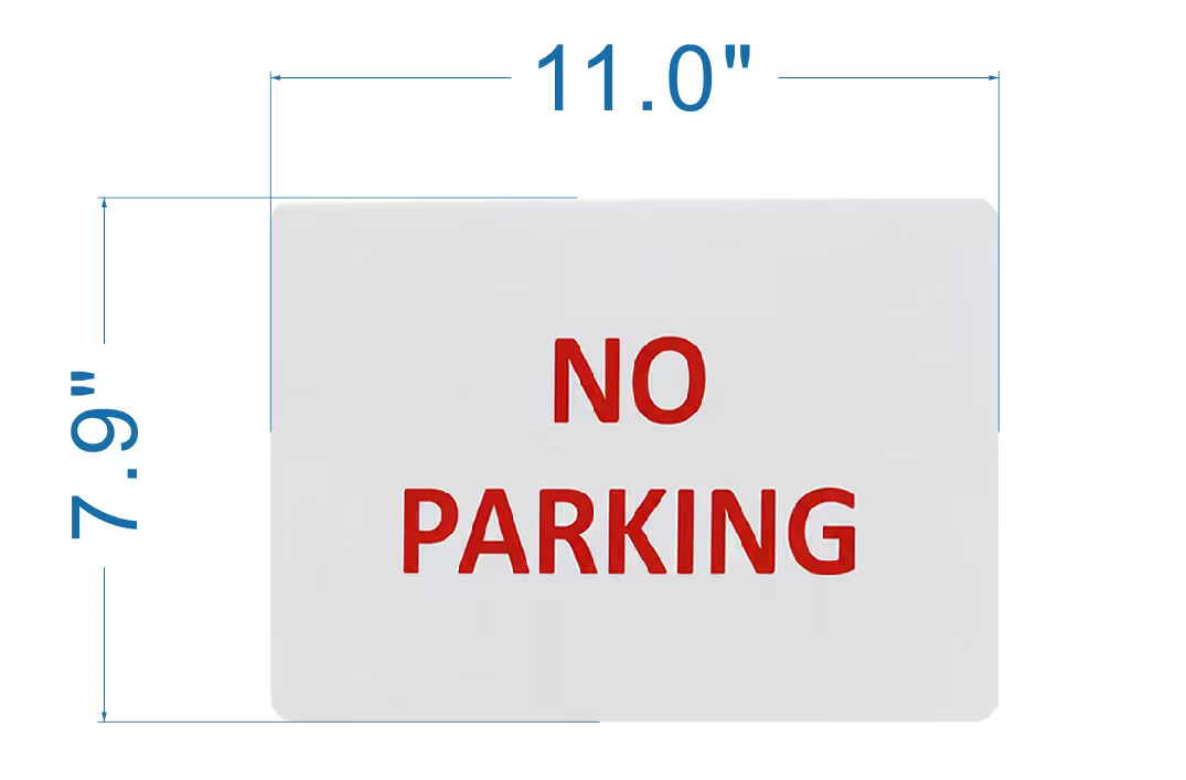 12 Custom No Parking Signs For Davina Webb