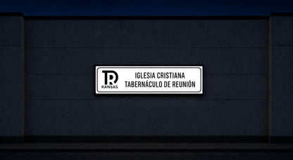 Custom Lightbox Sign For Javier Fuentes
