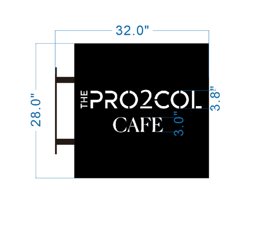 Custom Light Box Sign For PRO2COL