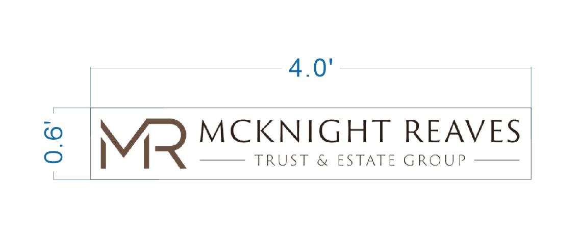 Custom Acrylic Sign For Sarah McKnight Reaves